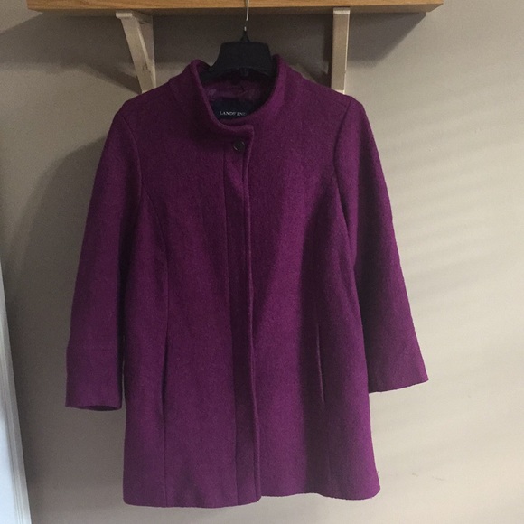 lands end boiled wool jacket